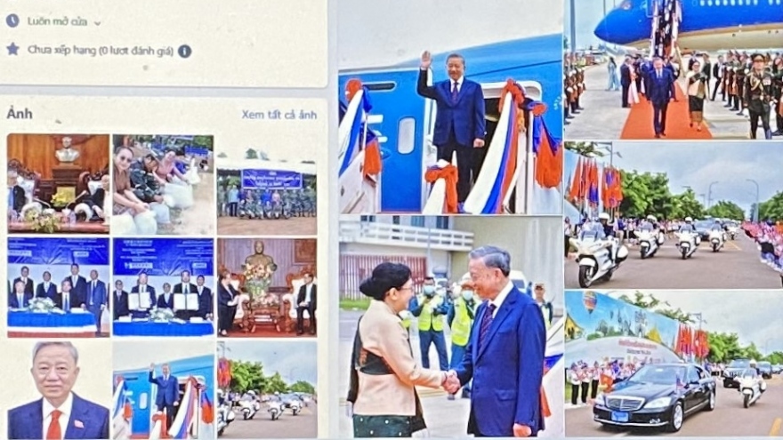 President To Lam’s visit makes Laos headlines